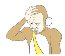 Kawaii  Monkey sticker #7679282