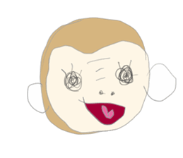 Kawaii  Monkey sticker #7679286