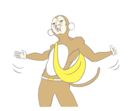 Kawaii  Monkey sticker #7679287