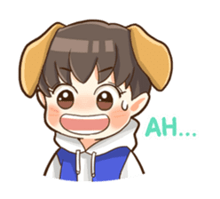 Hoodie Boy Pa-chan sticker #7679591