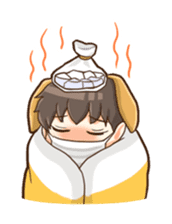 Hoodie Boy Pa-chan sticker #7679616