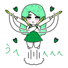 idol otaku-chan 3 -green- sticker #7679622