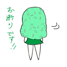 idol otaku-chan 3 -green- sticker #7679646