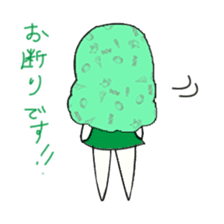 idol otaku-chan 3 -green- sticker #7679646