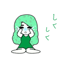 idol otaku-chan 3 -green- sticker #7679659