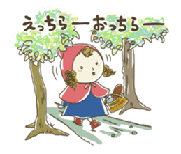 Little Red Riding Hood by Torataro sticker #7680440