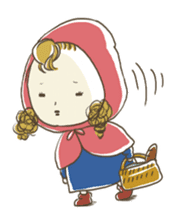Little Red Riding Hood by Torataro sticker #7680442