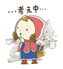 Little Red Riding Hood by Torataro sticker #7680447