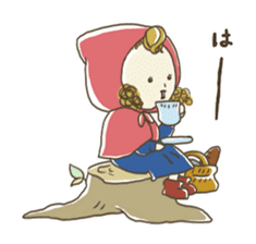 Little Red Riding Hood by Torataro sticker #7680452
