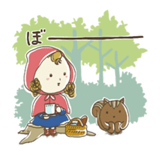 Little Red Riding Hood by Torataro sticker #7680458