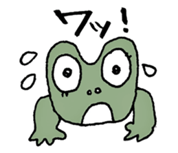 MAGICAL COLORFUL FROG sticker #7680490