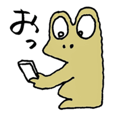 MAGICAL COLORFUL FROG sticker #7680510