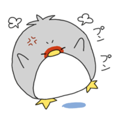 Sticker.penguin and bear sticker #7680850