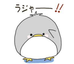 Sticker.penguin and bear sticker #7680852