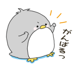 Sticker.penguin and bear sticker #7680855