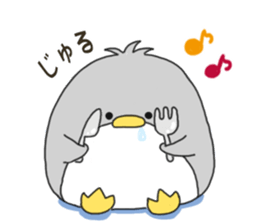 Sticker.penguin and bear sticker #7680858