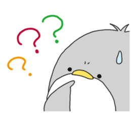 Sticker.penguin and bear sticker #7680862