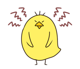 Give responses chick sticker #7680950