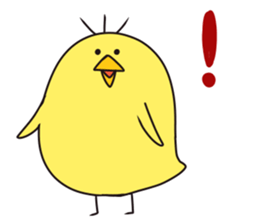 Give responses chick sticker #7680952