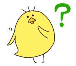 Give responses chick sticker #7680953