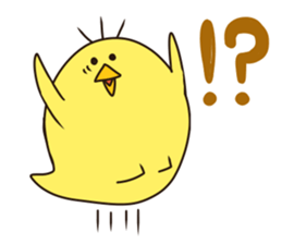 Give responses chick sticker #7680954