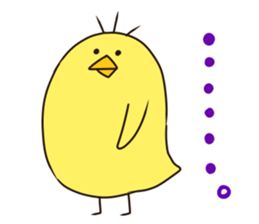 Give responses chick sticker #7680955