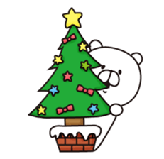 Sticker of a white bear vol.2 sticker #7681065