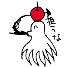 Octopus to spit ink sticker #7681122