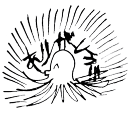 Octopus to spit ink sticker #7681123