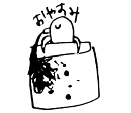 Octopus to spit ink sticker #7681136