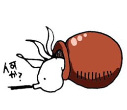 Octopus to spit ink sticker #7681147