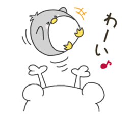 Sticker.penguin and bear2 sticker #7681454