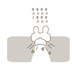 The rabbit is looking. sticker #7682059