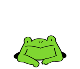Frog Takashi -kun 3 sticker #7682364