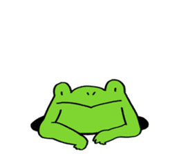 Frog Takashi -kun 3 sticker #7682364