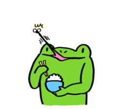 Frog Takashi -kun 3 sticker #7682374