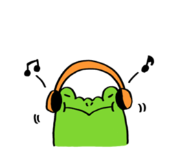 Frog Takashi -kun 3 sticker #7682376