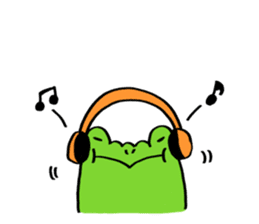 Frog Takashi -kun 3 sticker #7682376