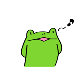 Frog Takashi -kun 3 sticker #7682377