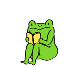 Frog Takashi -kun 3 sticker #7682379