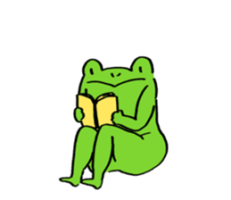 Frog Takashi -kun 3 sticker #7682379