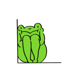 Frog Takashi -kun 3 sticker #7682381