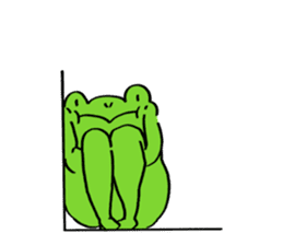 Frog Takashi -kun 3 sticker #7682381