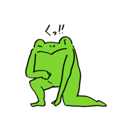 Frog Takashi -kun 3 sticker #7682382