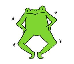 Frog Takashi -kun 3 sticker #7682384