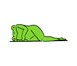 Frog Takashi -kun 3 sticker #7682386