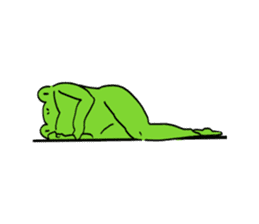 Frog Takashi -kun 3 sticker #7682386