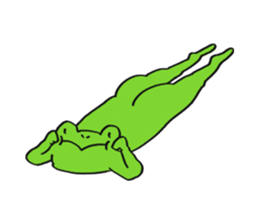 Frog Takashi -kun 3 sticker #7682388