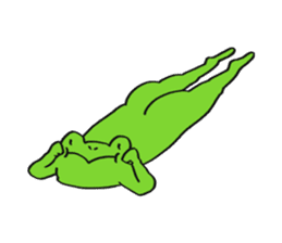 Frog Takashi -kun 3 sticker #7682388