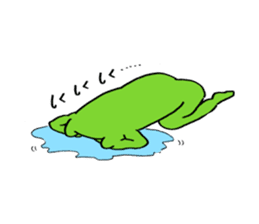 Frog Takashi -kun 3 sticker #7682390